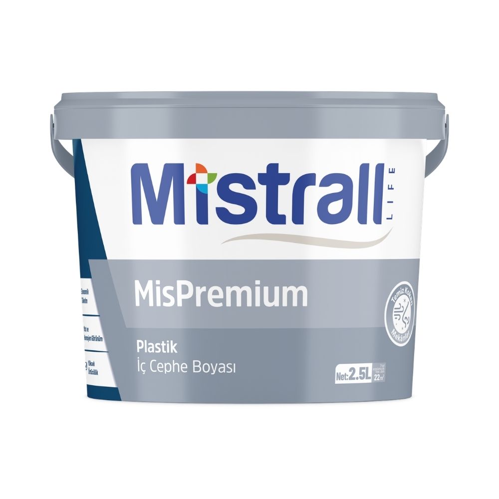 Portina Mutfak & Kapı - 2.5 L MisPremium Plastik İç Cephe Boyası