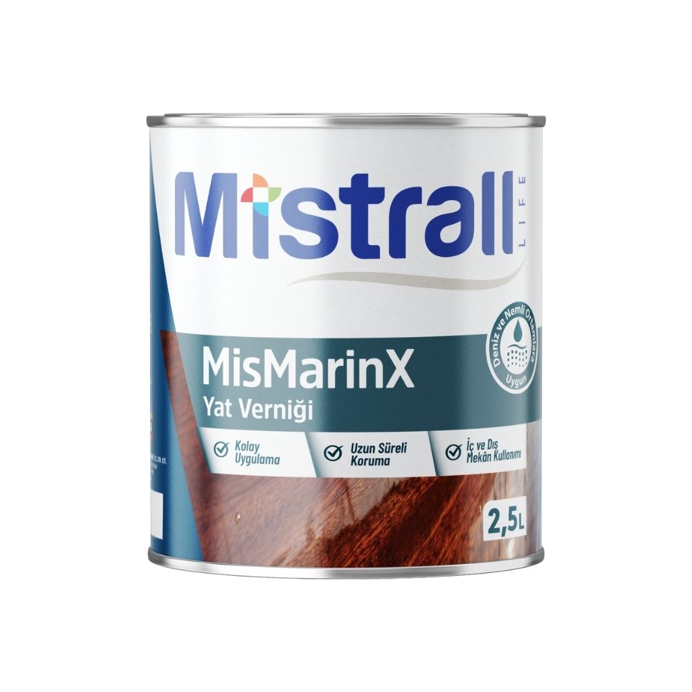 2.5 L MisMarinX Yat Verniği