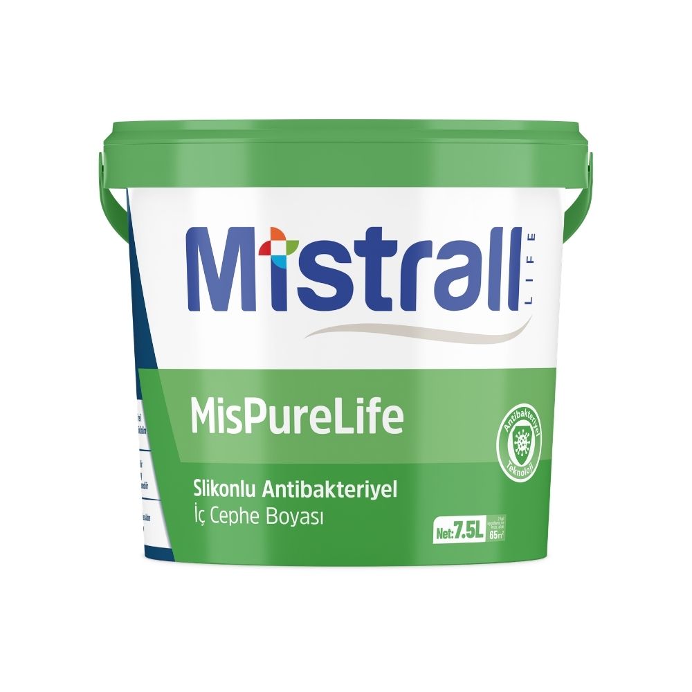 Portina Mutfak & Kapı - 7.5 L MisPureLife Silikonlu Anitbakteriyel İç Cephe Boyası